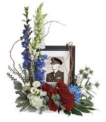 Always With Us Photo Tribute Bouquet from Arjuna Florist in Brockport, NY